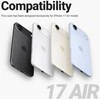 „Crong“ spalvotas magnetinis dėklas „MagSafe iPhone Air“ (akmens smėlio spalvos)