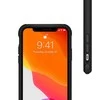 „Crong Trace Clear Cover“ – hibridinis apsauginis dėklas, skirtas „iPhone 11 Pro“ (juodas / juodas)