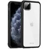 „Crong Trace Clear Cover“ – hibridinis apsauginis dėklas, skirtas „iPhone 11 Pro“ (juodas / juodas)