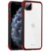„Crong Trace Clear Cover“ – hibridinis apsauginis dėklas, skirtas „iPhone 11 Pro“ (juodas / raudonas)