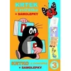 Dėlionė Rappa A4 book Mole and animal coloring page