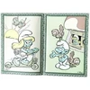 Dėlionė Rappa Coloring book A5 Paint with water Smurfs