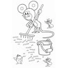 Dėlionė Rappa the A5 coloring book The Mole
