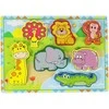 Rappa Medinė kūdikio dėlionė – safaris