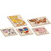 Dėlionė Detoa the wooden puzzle The Animals