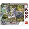 Dėlionė Dino Secret Puzzle 1000 Pieces: Baltas Tiger