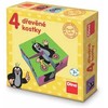 Dėlionė Dino Toys MOLE kubas 4 kubeliai