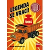 Wader Dino Toys The Tatra 148 car, plastikas oranžinis