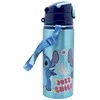 Gertuvė Disney Stitch - aliuminio vandens buteliukas su šiaudeliu ir dirželiu 730 ml