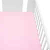 Džersio lovelės paklodė New Baby 120x60 rožinė