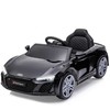Elektrinis vaikiškas automobilis Milly Mally Audi R8 Spyder Juodas