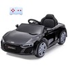 Elektrinis vaikiškas automobilis Milly Mally Audi R8 Spyder Juodas