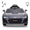 Elektrinis vaikiškas automobilis Milly Mally Audi R8 Spyder Juodas
