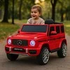 Elektrinis automobilis Baby Mix Mercedes-Benz G63 AMG raudonas