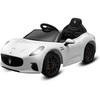Elektrinis žaislinis automobilis „Maserati GranTurismo Baby Mix“ baltas