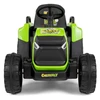 Electric tractor with trailer Milly Mally Rolly žalias