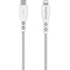 „Energizer HardCase“ – USB-C prie „Lightning“ jungties kabelis MFi sertifikuotas 1,2 m (baltas)