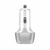 Energizer Ultimate – USB-C ir USB-A 38W PD + QC3.0 automobilinis įkroviklis (balta / sidabrinė)