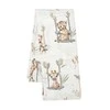 Flannel nappy with print New Baby ZOO beige
