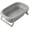 Foldable plastikas baby bath Tega Baby pilkas
