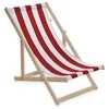 Garden beach foldable lounger Baby Mix red and baltas
