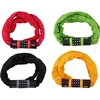 Dunlop - Bicycle Lock with Combination Chain (Oranžinis)