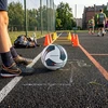 Dunlop - Street Training Football size 5 (baltas/mėlynas)