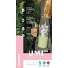Quokka Umi - 720 ml Stainless Steel Thermal Mug with Straw and Silicone Base (Mėlyna Feather)