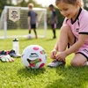 Slazenger - Mini Training Football for Kids 12 Panels Size 2 (Baltas/Rožinė)