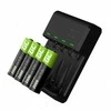 Green Cell Įkroviklis Žalias Cell GC VitalCharger + 4x AA 2000mAh Ni-MH baterijos