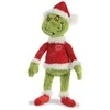 Grinch Grinčas - pliušinis žaislas / mielas Grinčas Kalėdų Senelio kostiume, 43 cm, ekologiškas