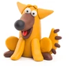 Dėlionė HEY CLAY Modeliuojantis molinis šuo