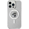 Apple iPhone 15 Pro Max Karl Lagerfeld dėklas Karl&Choupette Glitter MagSafe (KLHMP15XHGKCNOT) skaidrus