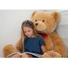 Keel Toys Pliušinis rudas meškutis su kaspinu, 120 cm