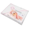 Kiltinis rankšluostis kūdikiui su siuvinėjimu ir gobtuvu New Baby 100x100 baltas dramblys