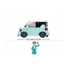 Konstruktorius Sluban - MiniQ mini automobilis, 236 det.