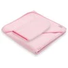 Kūdikio kilpinis rankšluostis su gobtuvu New Baby BASIC 80x80 rožinis