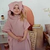 Kūdikių muslininis pončas New Baby Feeling rožinis 80 cm, M, M dydis