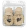 Kūdikių žieminiai batukai New Baby 0-3 m šviesiai rudi, dydis 0-3 m, 116/122