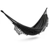 Large Hanging Hammock for Two Hamaka XXL BOHO Baby Mix juodas