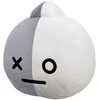 Line Friends BT21 - pliušinė pagalvė 32 cm VAN