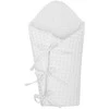 Luxury Minky wrap New Baby baltas 75x75 cm