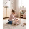 Dėlionė Medinė lėlių lovelė-lopšys su patalyne Baby Mix