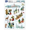 Rappa MFP Kalėdinė langų plėvelė Josef Lada VA019