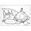 Dėlionė Coloring pages MFP Fruits ir daržovės