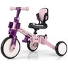 Milly Mally Optimus Max 5in1 triratis su kreipiančiąja juosta, rožinis