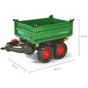Rolly Toys „Roll Toys RollTrailer“ priekaba „Tipper Mega“ priekaba traktoriui