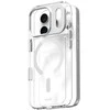 „Moshi iGlaze MagSafe“ dėklas „iPhone 17 Pro“ (sidabrinis)