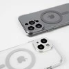 Moshi iGlaze MagSafe – dėklas, skirtas iPhone 15 Plus (Luna Sidabrinis)