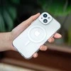 Moshi iGlaze MagSafe – dėklas, skirtas iPhone 15 Pro Max (Luna Sidabrinis)